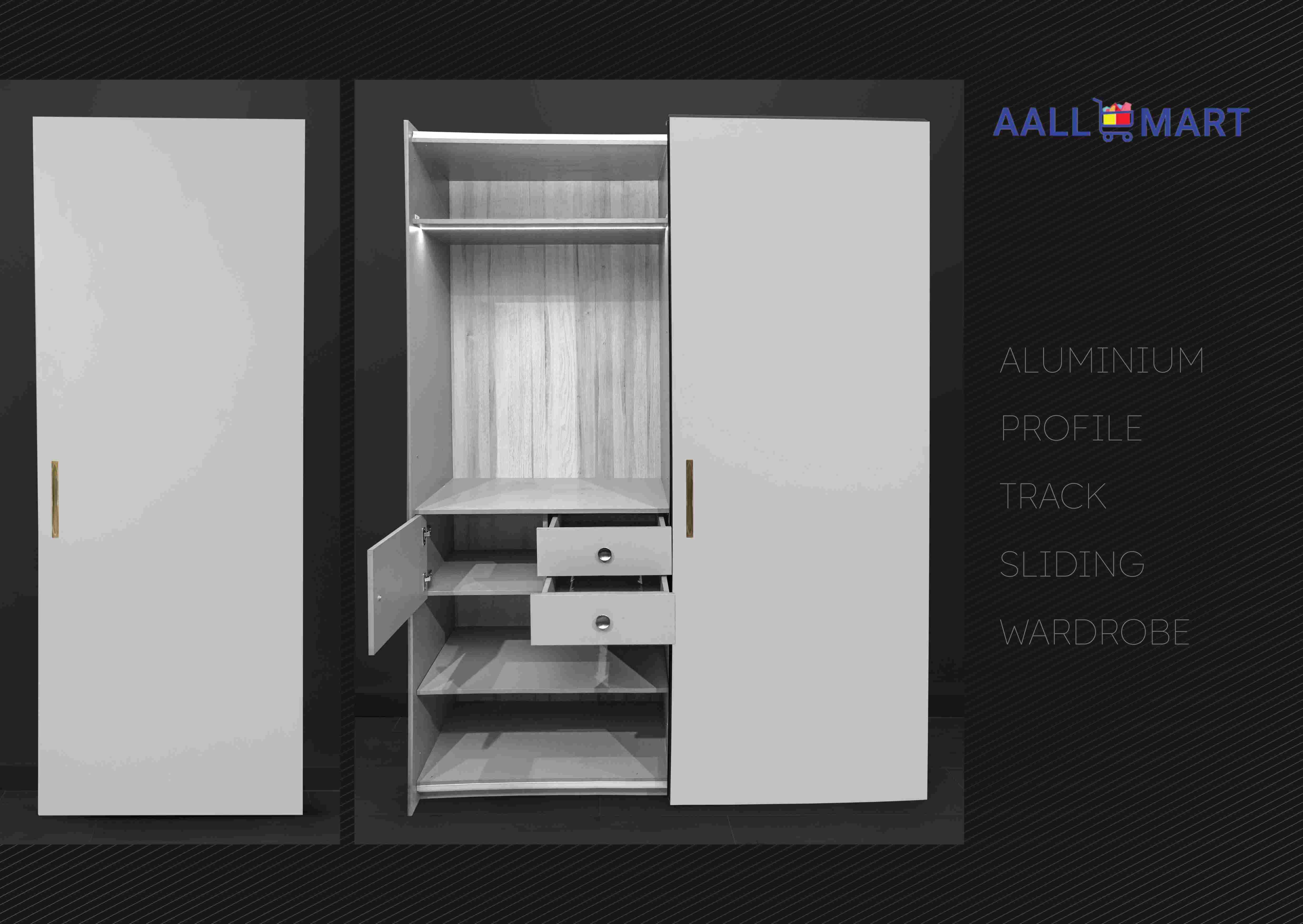 Aluminium Profile Track Sliding Wardrobe